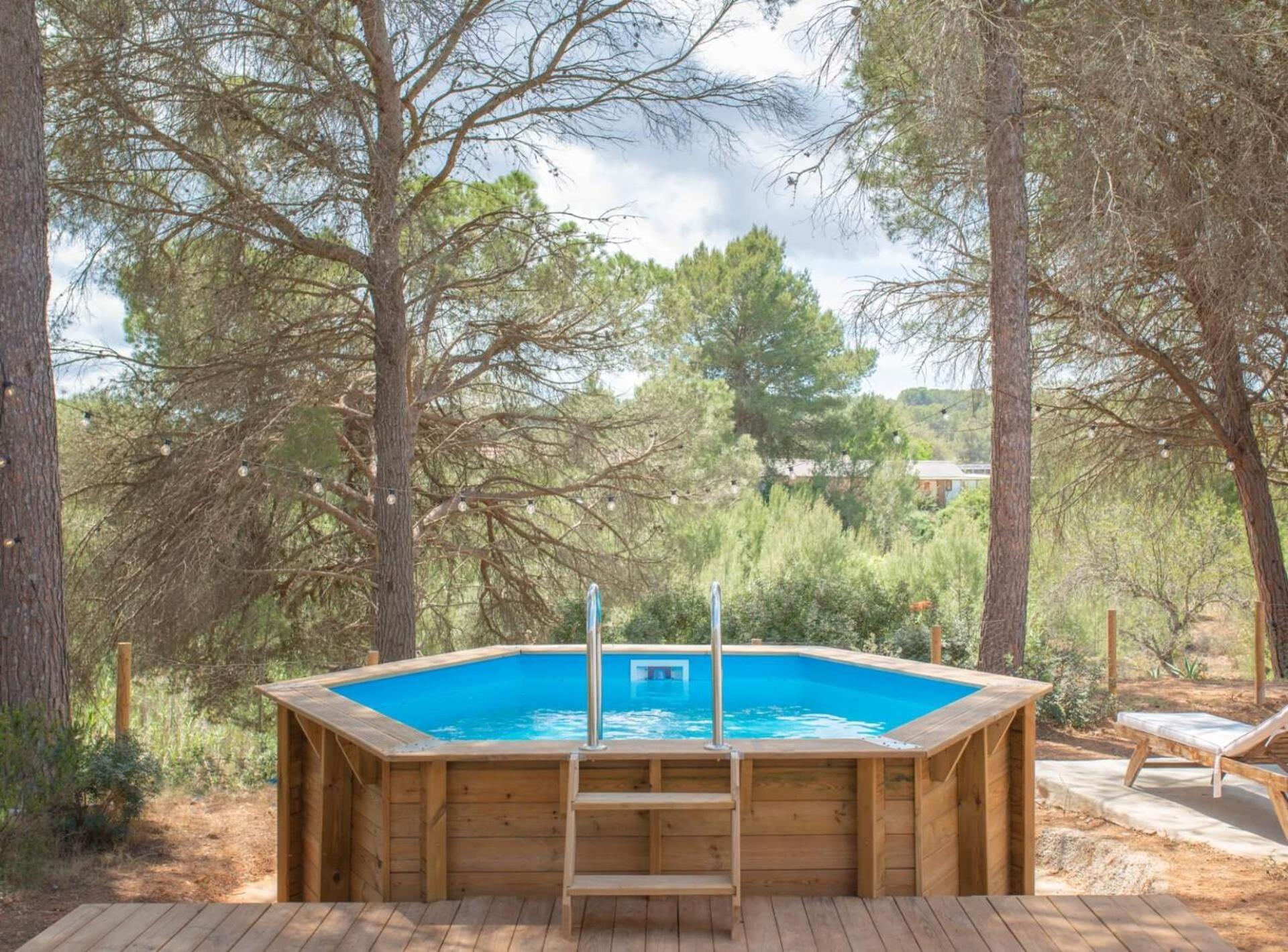 Casa Can Vert Con Piscina Santa Gertrudis  Exterior photo