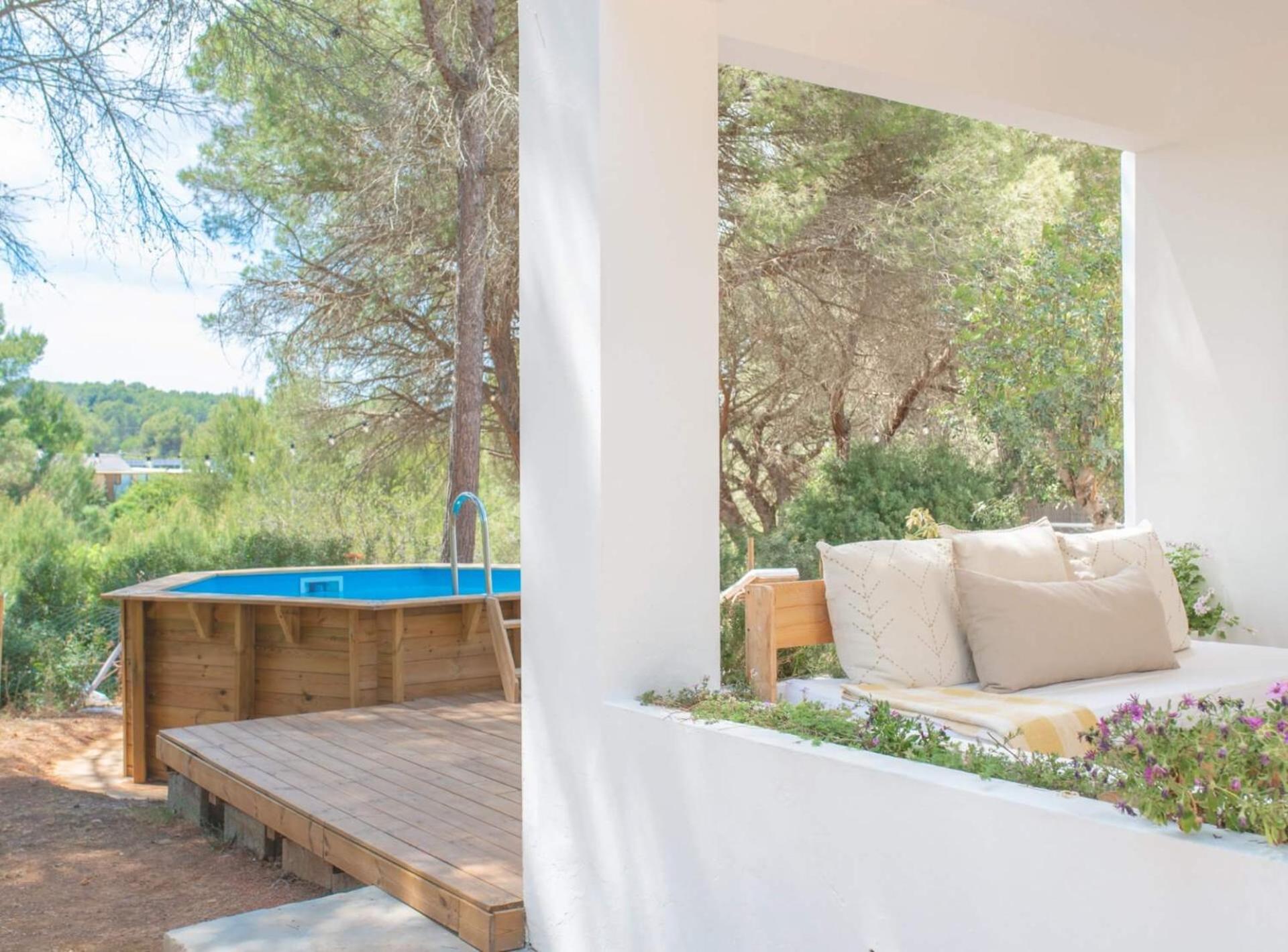 Casa Can Vert Con Piscina Santa Gertrudis  Exterior photo