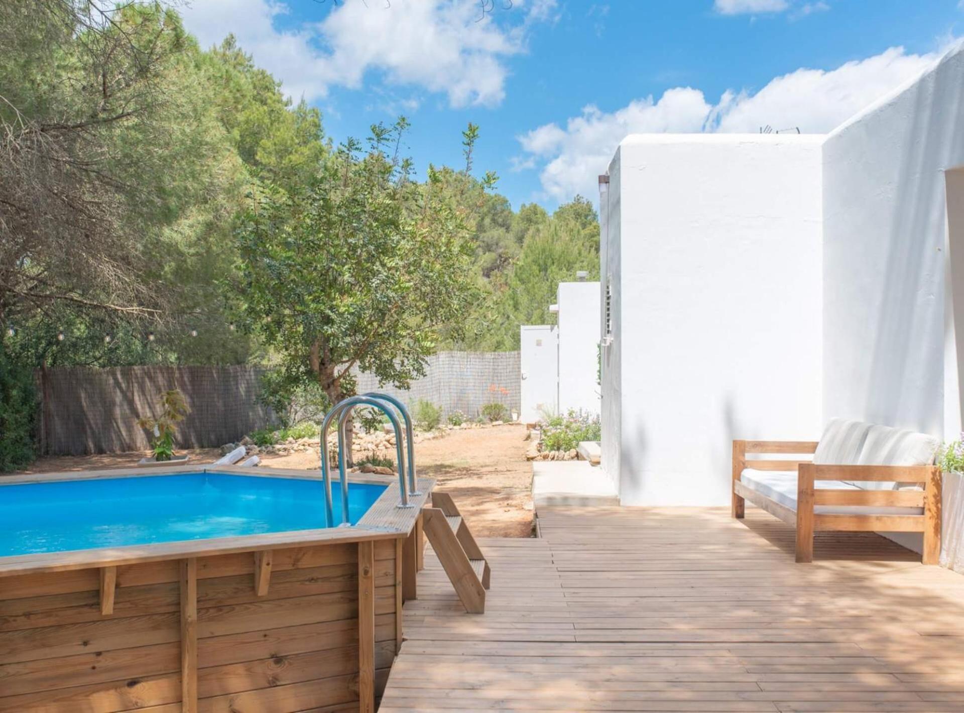 Casa Can Vert Con Piscina Santa Gertrudis  Exterior photo